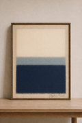 Abstract color-fields with signature art