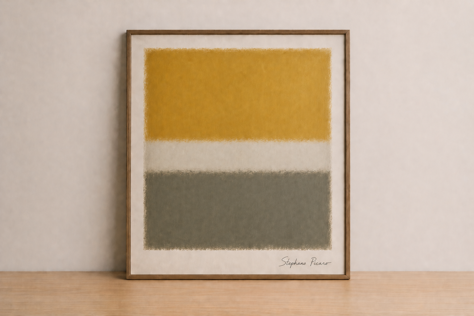 Abstract elegance in calm minimalism