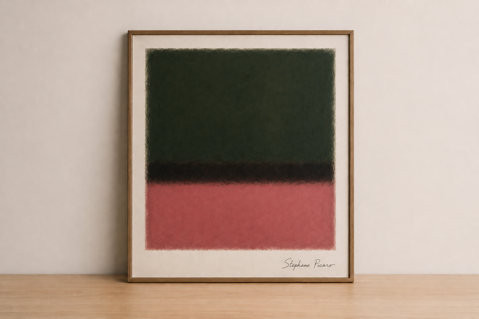Abstract serenity in neutral tones