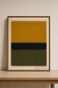 Abstract serenity in warm tones