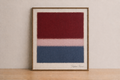 Minimalist abstract art with warm tones