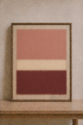 Minimalist abstract in soft tones