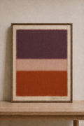 Minimalist art with soft lighting